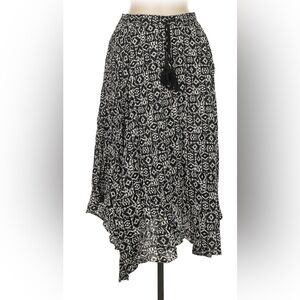 Hollister Monochrome Patterned Midi Skirt